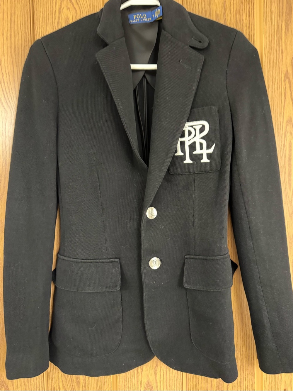 Polo by Ralph Lauren women’s Black Blazer with Crest